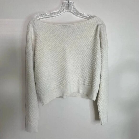 Babaton Lita Longsleeve Cropped V-neck Sweater S - Picture 5 of 9